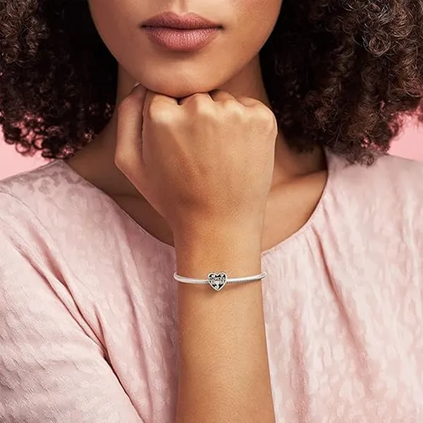 Hạt Vòng Charm Pandora Moments 792067EN23 Màu Bạc C_QP