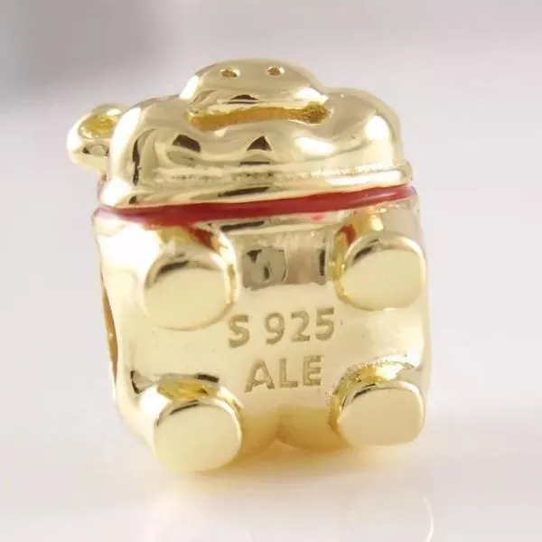 Hạt Vòng Charm Pandora Shine Piggy Bank Charm 767815ENMX Màu Vàng Gold - Trang sức - Vua Hàng Hiệu