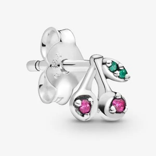 Khuyên Tai Nữ Pandora ME Cherry Single Stud Earring 298384NCC Phối Màu (1 Chiếc)