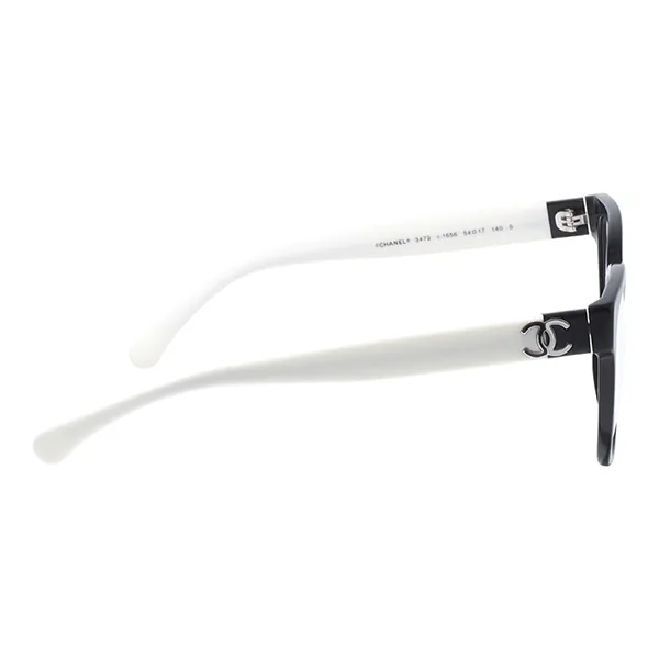 Kính Mắt Cận Nữ Chanel 3472 1656 Eyeglasses Màu Đen Trắng