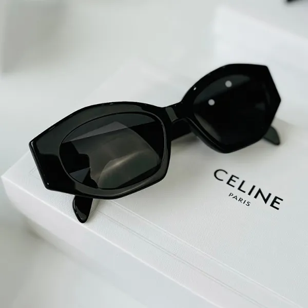 Kính Mát Celine Triomphe 08 In Acetate Black Sunglasses CL40238U5501A Màu Đen - Kính mắt - Vua Hàng Hiệu