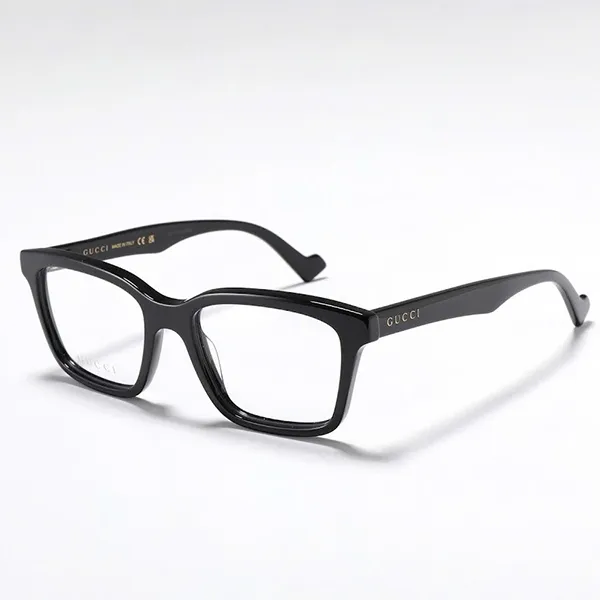 Kính Mắt Cận Gucci Stripe Logo Black GG09640 Màu Đen Size 52