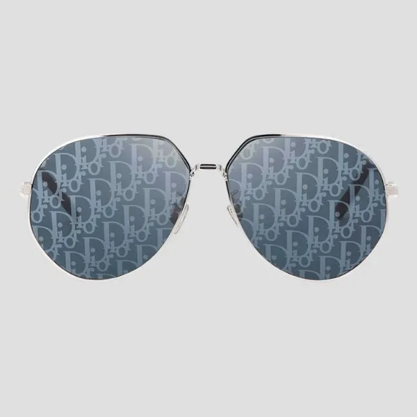 Kính Mát Nam Dior In Blue & Silver Sunglasses DM40026UF0B8 Màu Bạc Xanh - Kính mắt - Vua Hàng Hiệu