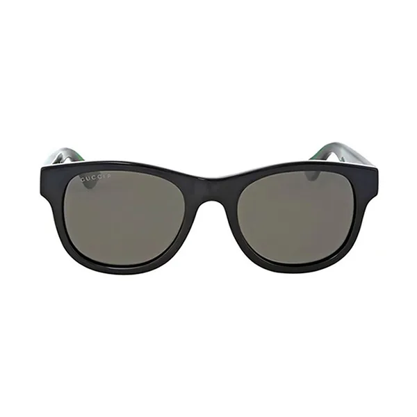 Kính Mát Nam Gucci Polarized Grey Square Sunglasses GG0003S 006 52 Màu Xám Xanh Size 52