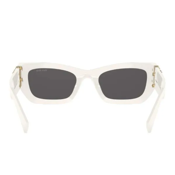Kính Mát Nữ Miu Miu Eyewear In White Sunglasses 0MU09WS 1425S0 Màu Trắng