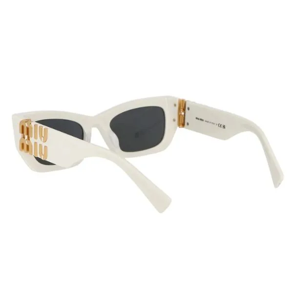 Kính Mát Nữ Miu Miu Eyewear In White Sunglasses 0MU09WS 1425S0 Màu Trắng