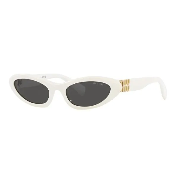Kính Mát Nữ Miu Miu Eyewear In White Sunglasses 0MU09YS 1425S0 Màu Trắng