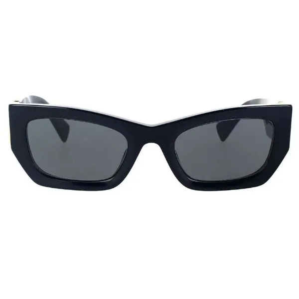 Kính Mát Nữ Miu Miu Eyewear Rectangular Frame Sunglasses 0MU09WS 1AB5S0 Màu Đen
