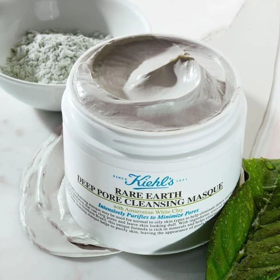 Kiehl's Rare Earth Deep Pore Cleansing Masque - Mặt Nạ Đất Sét Làm Sạch Sâu