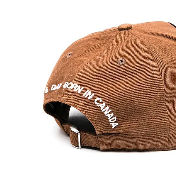 Mũ Dsquared2 D2 Patch Baseball Cap BCM401105C00001 Màu Nâu Navy