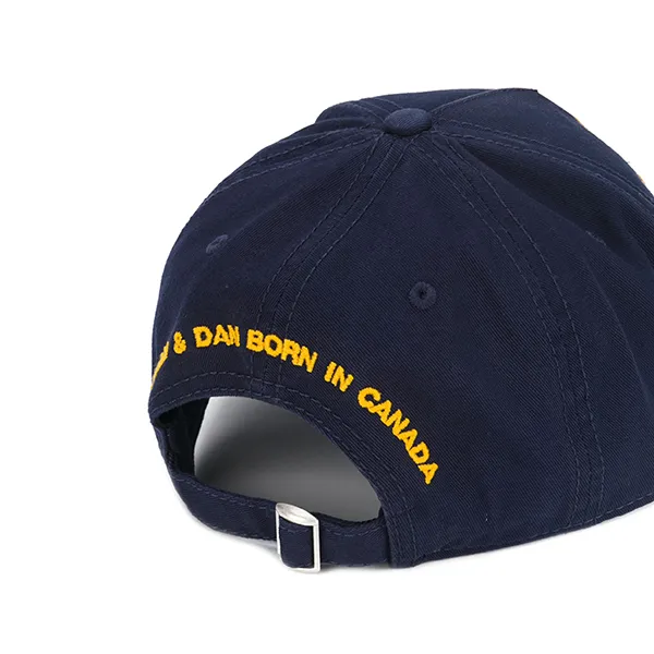 Mũ Dsquared2 D2 Patch Baseball Cap BCM401105C000013073 Màu Xanh Navy