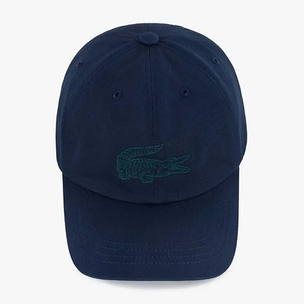Mũ Lacoste Cotton Twill Basic Baseball RK210E - 53G Màu Xanh Navy
