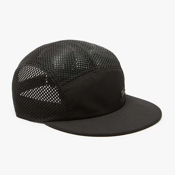 Mũ Lacoste Croc Silicon Cap RK4727 - 53G Màu Đen