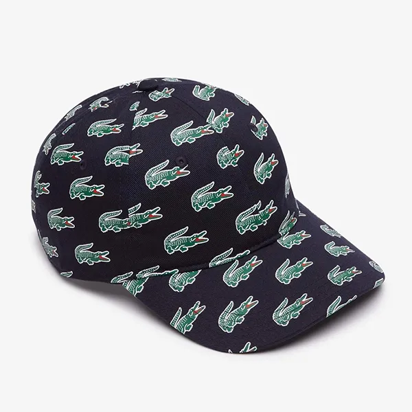 Mũ Lacoste Lacivert Şapka RK1504 HDE Màu Xanh Họa Tiết