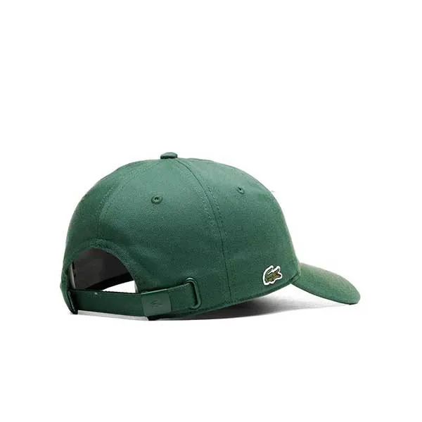 Mũ Lacoste Organic Cotton Twill Cap RK0440 51 132 Màu Xanh Green