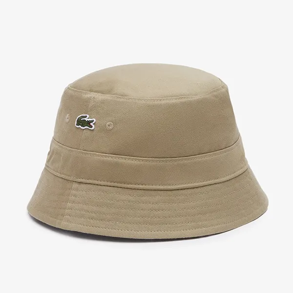 Mũ Lacoste Reversible Printed Cotton Bucket Hat 2 Mặt RK1487 PCI Màu Đen Trắng Size L