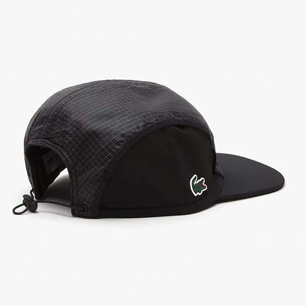 Mũ Lacoste Sport Folding Peak Cap RK4963 Màu Đen