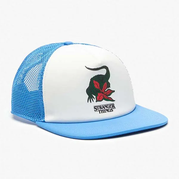 Mũ Lacoste x Netflix Cap RK7045 Màu Trắng Xanh