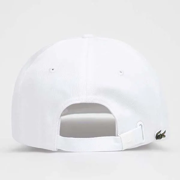 Mũ Lacoste x Netflix Crocodile Cap RK7743 VIQ Màu Trắng