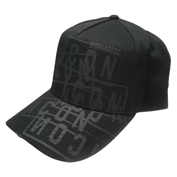 Mũ Nam Dsquared2 Icon Baseball Cap In Black BCM0789/05C00001M436 Màu Đen - Mũ nón - Vua Hàng Hiệu
