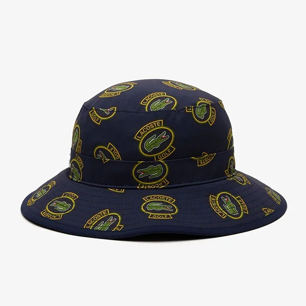 Mũ Nam Lacoste Anti-UV Printed Golf Hat RK7576 IR0 Màu Xanh Navy Size S