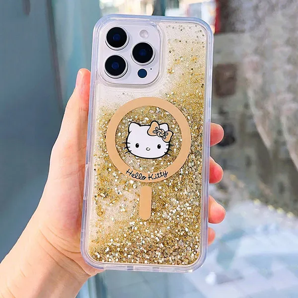 Ốp Điện Thoại Guess Hello Kitty Iphone 16 Pro Max Case Màu Vàng - Phụ Kiện Công Nghệ - Vua Hàng Hiệu