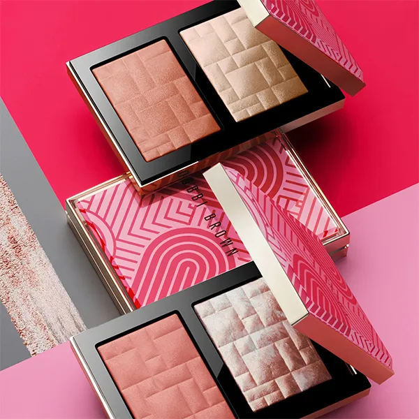 Phấn Bắt Sáng Highligh Bobbi Brown Blush And Highlight Duo Tone Pink Glow 6.6g