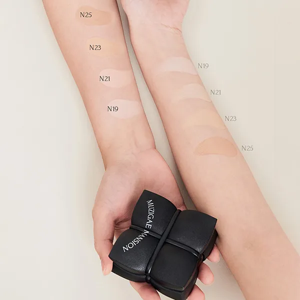 Phấn Nước Muzigae Mansion Sleek Matt Cushion Tone N23 15g