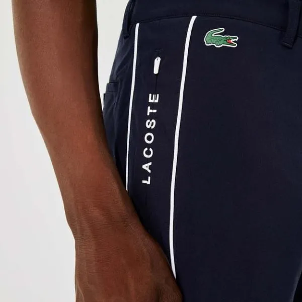 Quần Dài Chơi Golf Nam Lacoste Light Stretch Golf Pants in Blue HH0856 525 Màu Xanh Navy Size 38