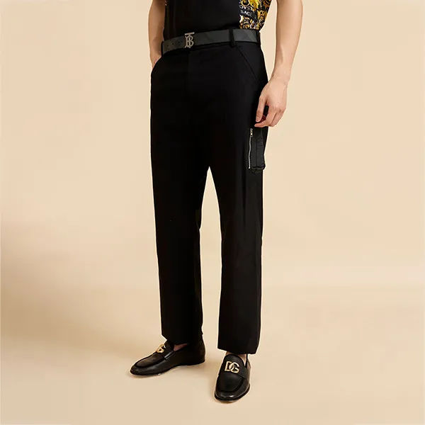 Quần Dài Nam Alexander Mcqueen Black With Pocket 698542 QTS57 1001 Màu Đen Size 46 - Thời trang - Vua Hàng Hiệu