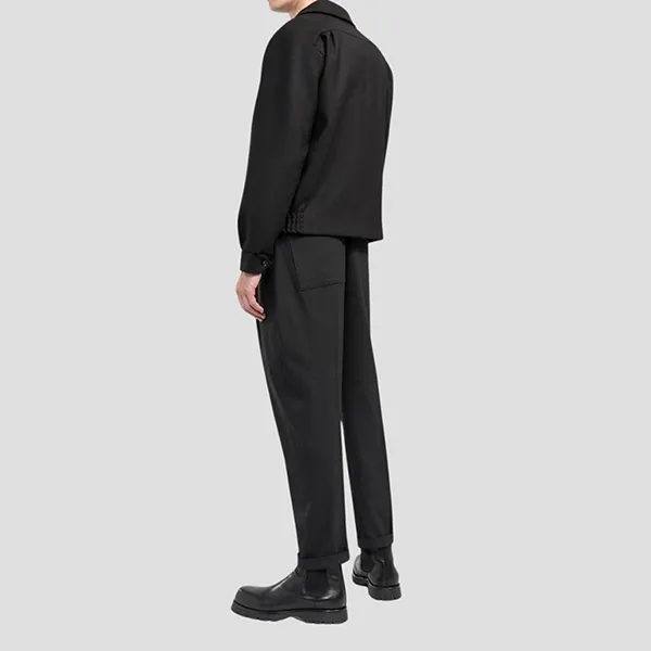 Quần Dài Nam Dsquared2 Black With Logo Printed S74KB0701 S53632 Màu Đen Size 44
