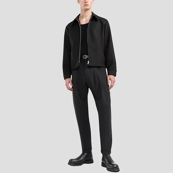 Quần Dài Nam Dsquared2 Black With Logo Printed S74KB0701 S53632 Màu Đen Size 44