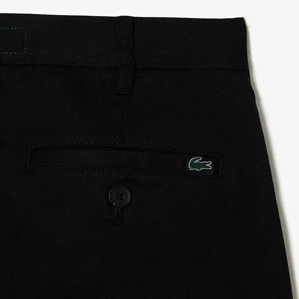 Quần Dài Nam Lacoste Cotton Gabardine HH8946 031 Màu Đen Size 38 - Thời trang - Vua Hàng Hiệu