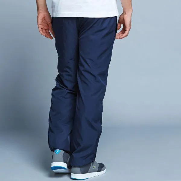 Quần Dài Nam Lacoste Men's Sport Tennis Trackpants İn Diamond Weave Taffeta XH120T - 166 Màu Xanh Navy Size 2