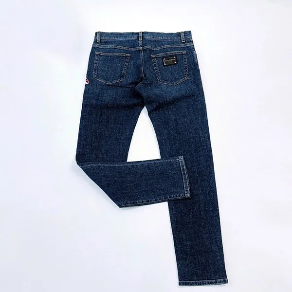 Quần Jean Dolce & Gabbana D&G Blue Denim With Logo Embroidered I4160M G8IT3 S9001 Màu Xanh Size 46 - Thời trang - Vua Hàng Hiệu
