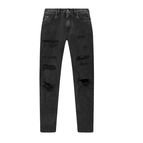 Quần Jean Nam Dolce & Gabbana DG Denim With Logo Plaque Regular Fit - GYJCCD G8FP8 S9001 Màu Đen Size 44