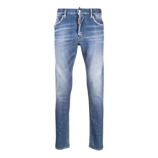 Quần Jean Nam Dsquared2 Light Blue Denim Wash Skater Fit S74LB1276 S30342 470 Màu Xanh Size 44