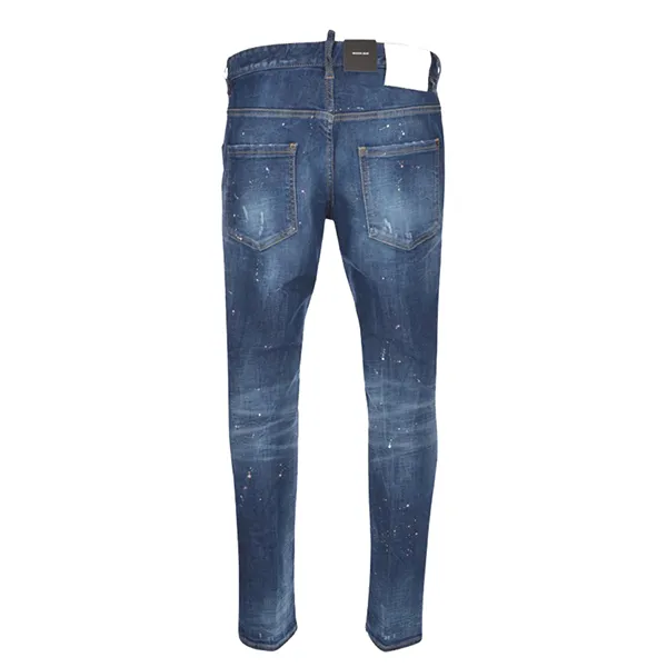 Quần Jean Nam Dsquared2 Wash Skater Fit S71LB1412 S30872 470N Màu Xanh Đậm Size 44