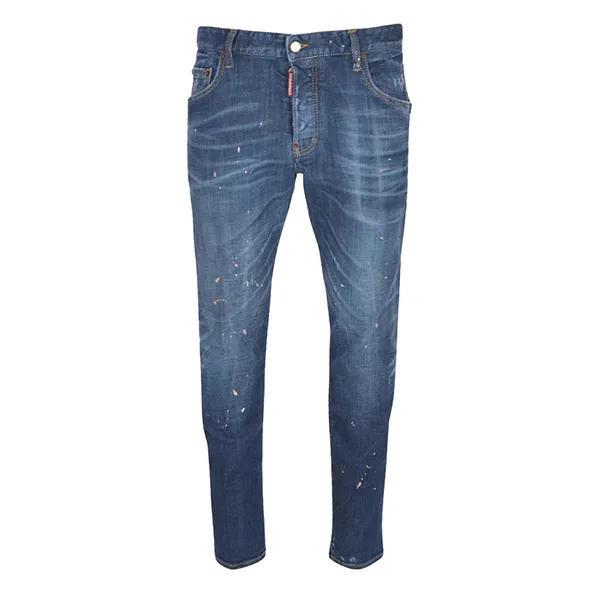 Quần Jean Nam Dsquared2 Wash Skater Fit S71LB1412 S30872 470N Màu Xanh Đậm Size 44