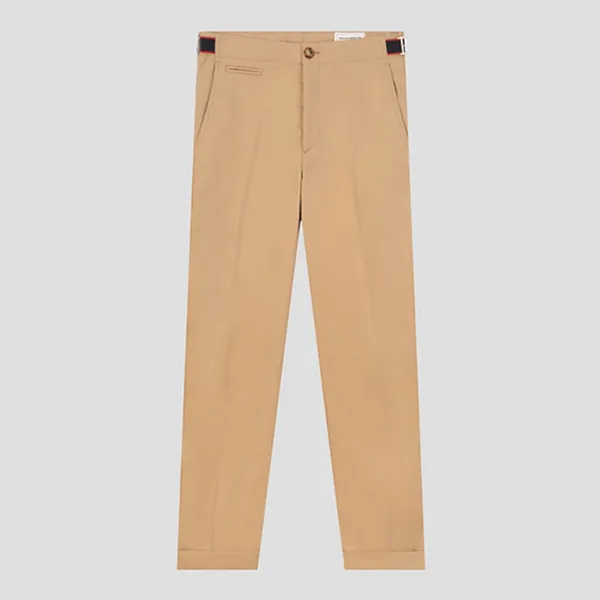 Quần Kaki Nam Alexander Mcqueen Beige With Logo Tape 637715 QSS44 9730 Màu Be Size 46 - Thời trang - Vua Hàng Hiệu