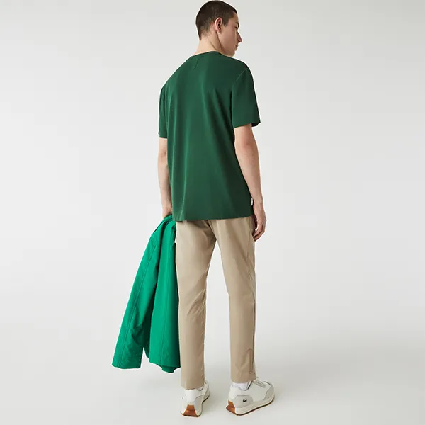 Quần Kaki Nam Lacoste Slim Fit HH2651 C5U Màu Be Size 34