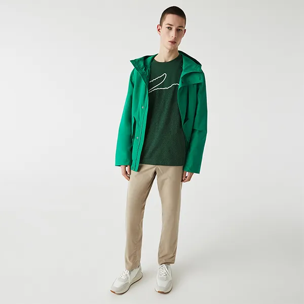 Quần Kaki Nam Lacoste Slim Fit HH2651 C5U Màu Be Size 34