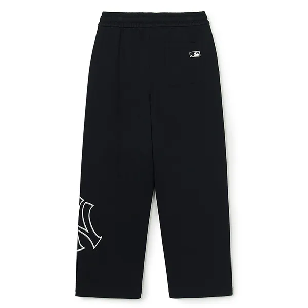 Quần Nỉ MLB Basic Mega Logo New York Yankees Pants 3APTB0344-50BKS Màu Đen