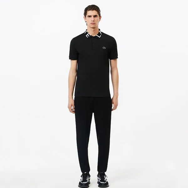 Quần Nỉ Nam Lacoste Slim Fit Sweatpants XH1776 031 Màu Đen Size M