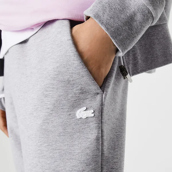 Quần Nỉ Nam Lacoste Slim Fit Sweatpants XH1776 CCA Màu Xám Size M