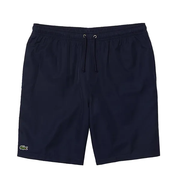 Quần Short Nam Lacoste Sport Tennis Solid Diamond Weave Taffeta GH353T 166 Màu Xanh Navy Size 5
