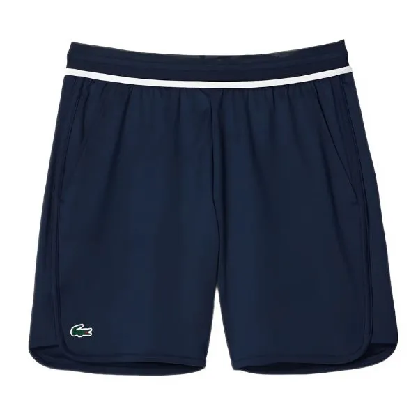 Quần Short Nam Lacoste Tennis x Daniil Medvedev Shorts GH7403 166 Màu Xanh Navy Size 5