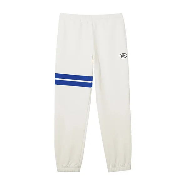 Quần Thể Thao Nam Lacoste Mens Flocked Fleece Track Pants XH7514 70V Màu Trắng Size S