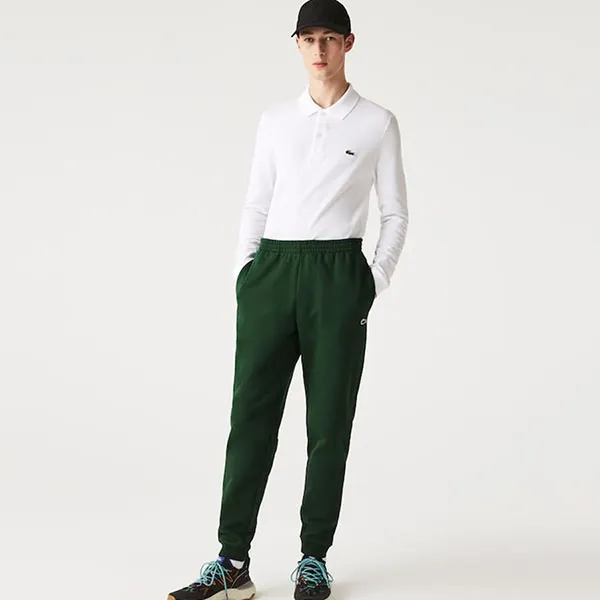 Quần Thể Thao Nam Lacoste Tapered Leg Sweatpants XH2529 132 Màu Xanh Green Size M