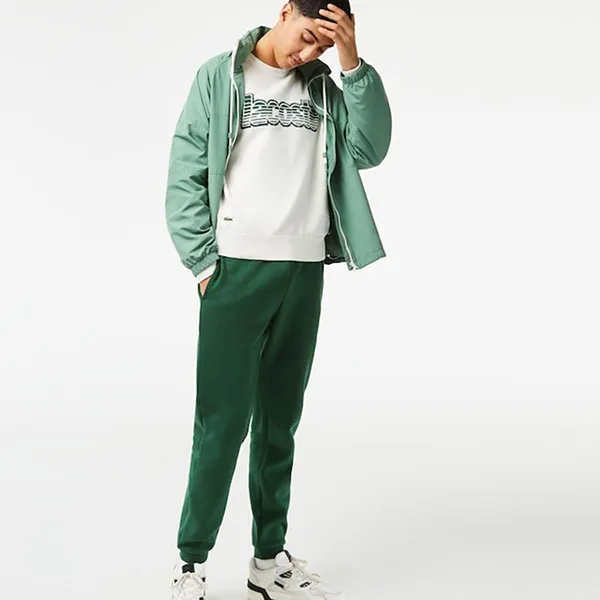Quần Thể Thao Nam Lacoste Tapered Leg Sweatpants XH2529 132 Màu Xanh Green Size M